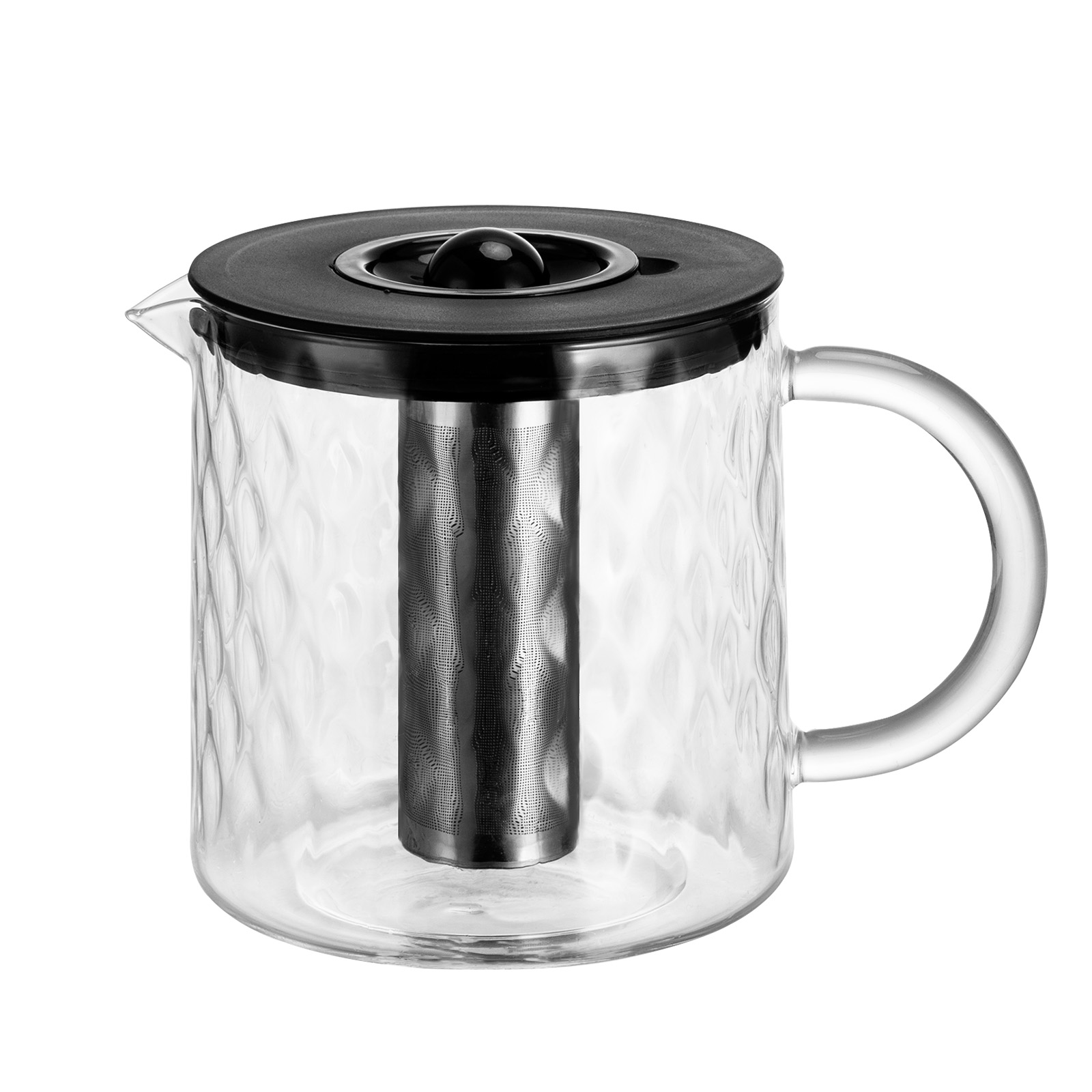 Glass tea infuser pitcher